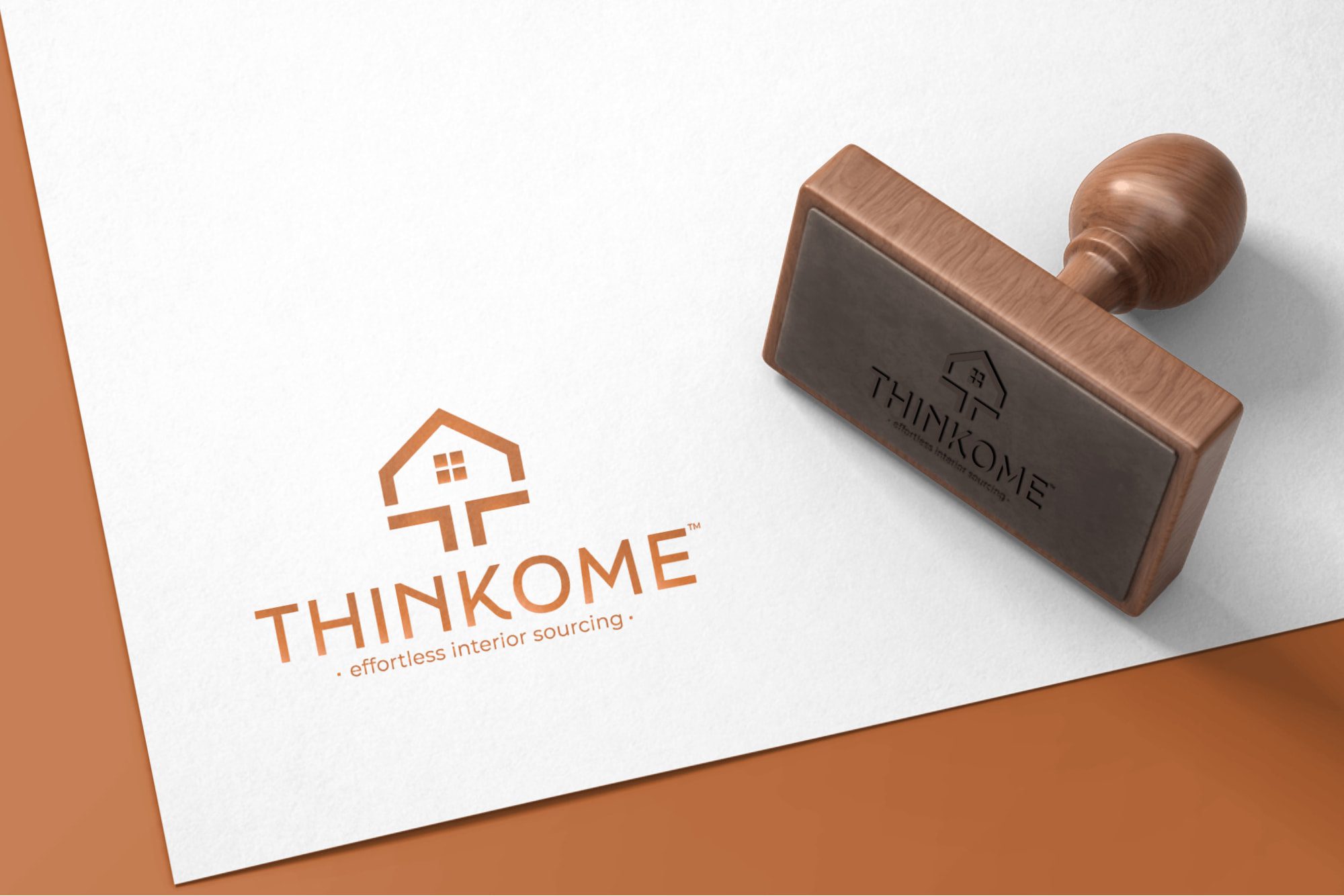 thinkome logo mockup